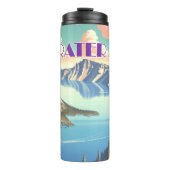 クレーターレイクヴィンテージポスター タンブラー (正面)