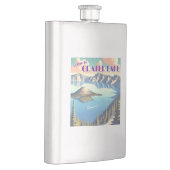 クレーターレイクヴィンテージポスター フラスク (右)