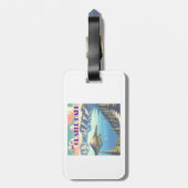 クレーターレイクヴィンテージポスター ラゲッジタグ (裏面縦)