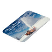 クレーターレイク国立公園のスノーフロークリアリング道路 マグネット (左側)