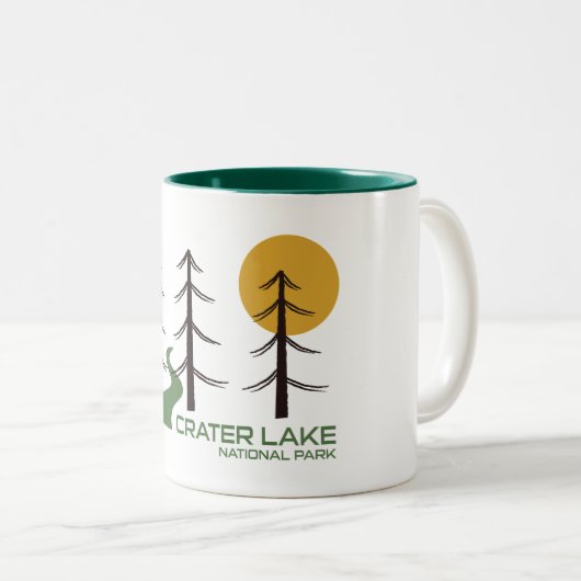 クレーターレイク国立公園トレイル ツートーンマグカップ (正面右)
