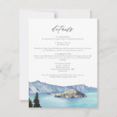 クレーターレイク国立公園目的地詳細カード 招待状 (正面)