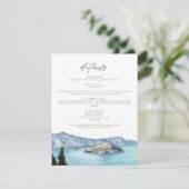 クレーターレイク国立公園目的地詳細カード 招待状 (スタンド正面)