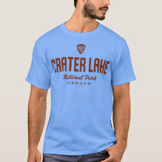 クレーターレイク国立公園1902矢頭茶 Tシャツ