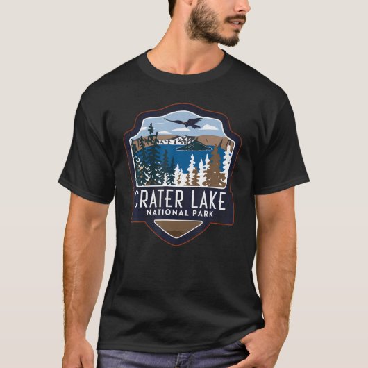 クレーターレイク国立公園 オレゴン Tシャツ (正面)