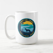 クレーターレイク国立公園 コーヒーマグカップ (左)