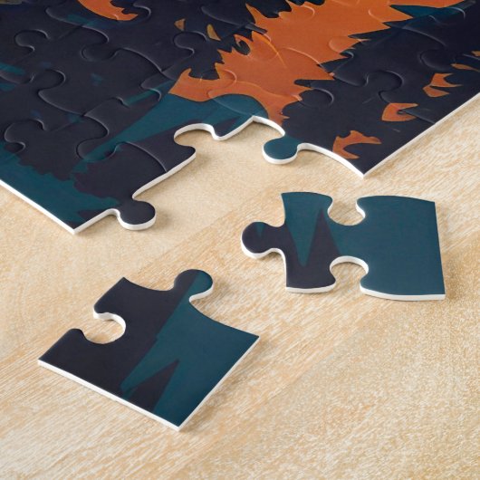 クレーターレイク国立公園 ジグソーパズル (側面)