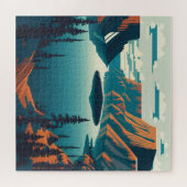 クレーターレイク国立公園 ジグソーパズル (横)