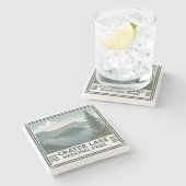 クレーターレイク国立公園 ストーンコースター (横)