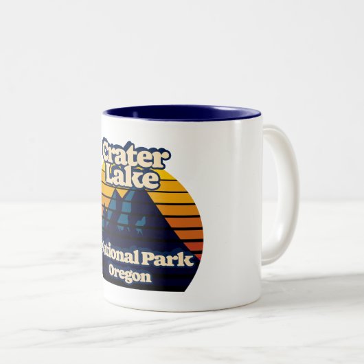 クレーターレイク国立公園 ツートーンマグカップ (正面右)