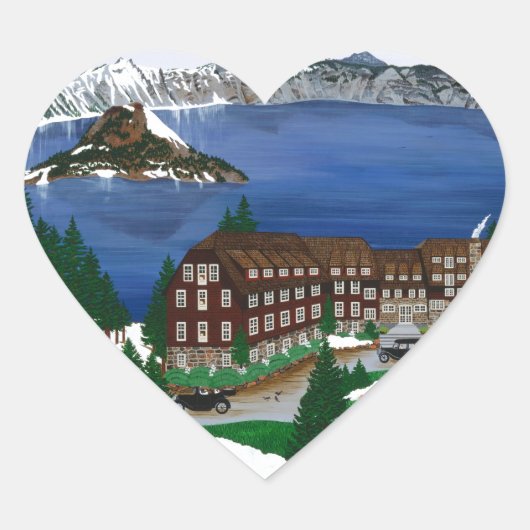 クレーターレイク国立公園 ハートシール (正面)