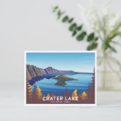 クレーターレイク国立公園 ポストカード (スタンド正面)