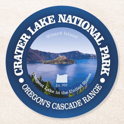 クレーターレイク国立公園 ラウンドペーパーコースター (正面)