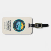 クレーターレイク国立公園 ラゲッジタグ (正面横)