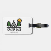 クレーターレイク国立公園 ラゲッジタグ (裏面横)