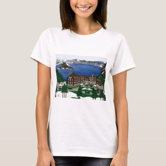 クレーターレイク国立公園 Tシャツ (正面)