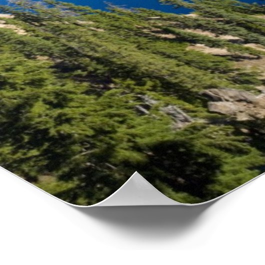 クレーター湖とウィザードアイランド ポスター (角)