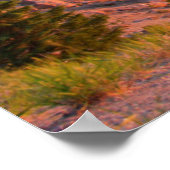 クレーター湖の早朝 ポスター (角)