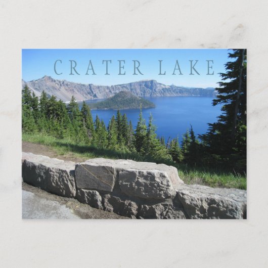 クレーター湖の村の景観 , オレゴン州立国立公園 ポストカード (正面)