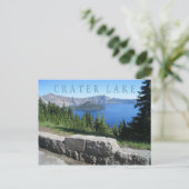 クレーター湖の村の景観 , オレゴン州立国立公園 ポストカード (スタンド正面)