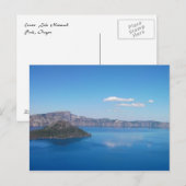 クレーター湖はがき ポストカード (正面/裏面)