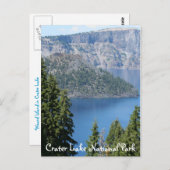 クレーター湖ナショナル… ポストカード (正面/裏面)