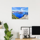 クレーター湖国立公園ポスター ポスター (ホームオフィス)