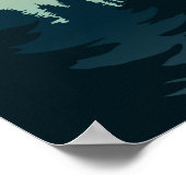 クレーター湖国立公園旅行ポスター ポスター (角)