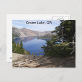 クレーター湖、または ポストカード (正面/裏面)