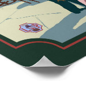 クレーター湖 – チャールズ・リンドバーグ飛行 – ポスター (角)