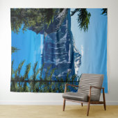 クレーター湖//信じられない国立公園の景色 タペストリー (インサイチュ(横))