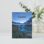 クレーター祭壇火山エル祭壇エクアドル ポストカード (スタンド正面)