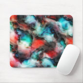 クレーター – スタイルの素朴な正方形モザイク効果の汚れ マウスパッド (マウス)