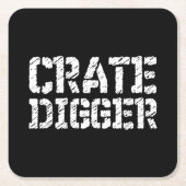 クレート掘り スクエアペーパーコースター (正面)