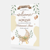 クレードルユニセックスムスリムベビーアキカパーティー アクリルサイン (傾斜)