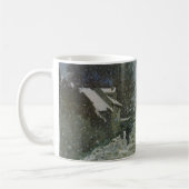 クレード・モネのアルジャントゥイユの雪 コーヒーマグカップ (左)