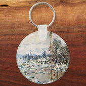 クレード・モネの氷の崩壊 キーホルダー (正面)