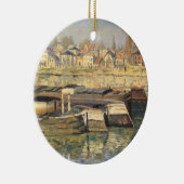 クレード・モネの「アニエールでのセーヌ川」 セラミックオーナメント (右)