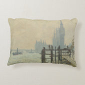 クレード・モネの「ウェストミンスター下のテムズ」 アクセントクッション (裏面)
