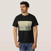 クレード・モネの「ウェストミンスター下のテムズ」 Tシャツ (正面フル)