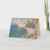 クレード・モネの「エトレタ：海辺とアモンの断崖」 カード (正面)