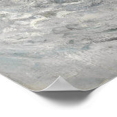 クレード・モネ～エレットで荒れた天気 ポスター (角)