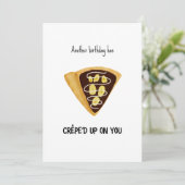 クレープおもしろい誕生日カード (スタンド正面)