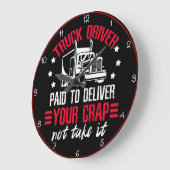 クレープは持って行かない ラージ壁時計 (傾斜)