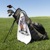 クレープイン牛のハロウィーン ゴルフタオル (グリーン)