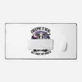 クレープイン牛のハロウィーン デスクマット (キーボード&マウス)