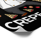 クレープシェフクレープラバーギフトメンクレープ ポスター (角)