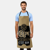 クレープフランスのス エプロン (着用した状態)