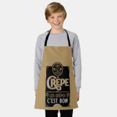 クレープフランスのス エプロン (着用した状態)