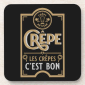 クレープフランスのス コースター (正面)